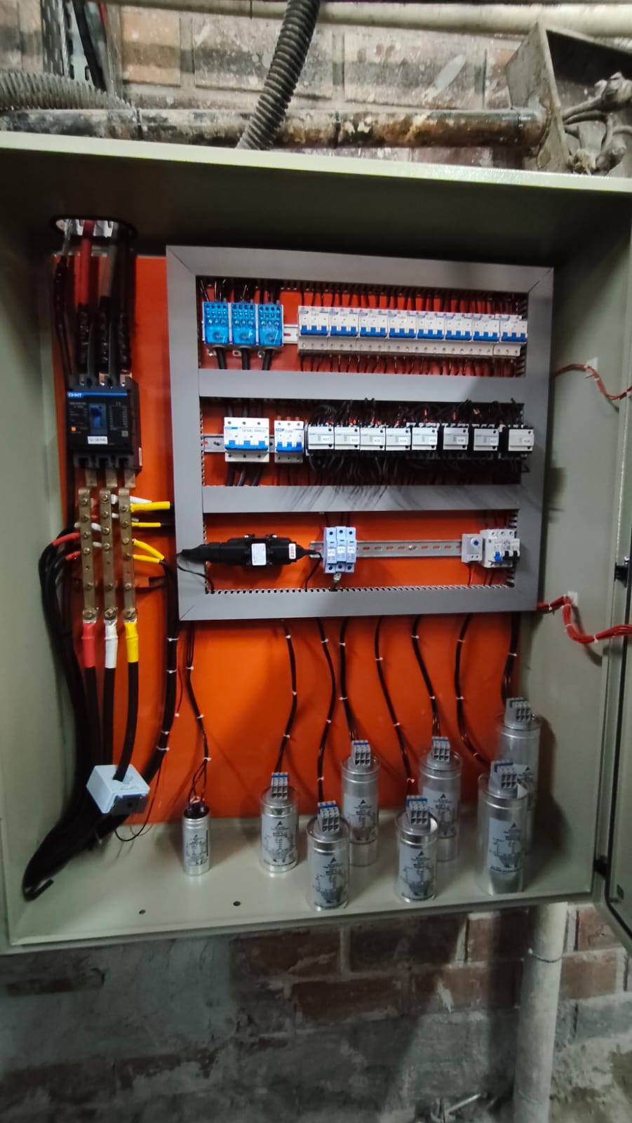 Instalação elétrica industrial