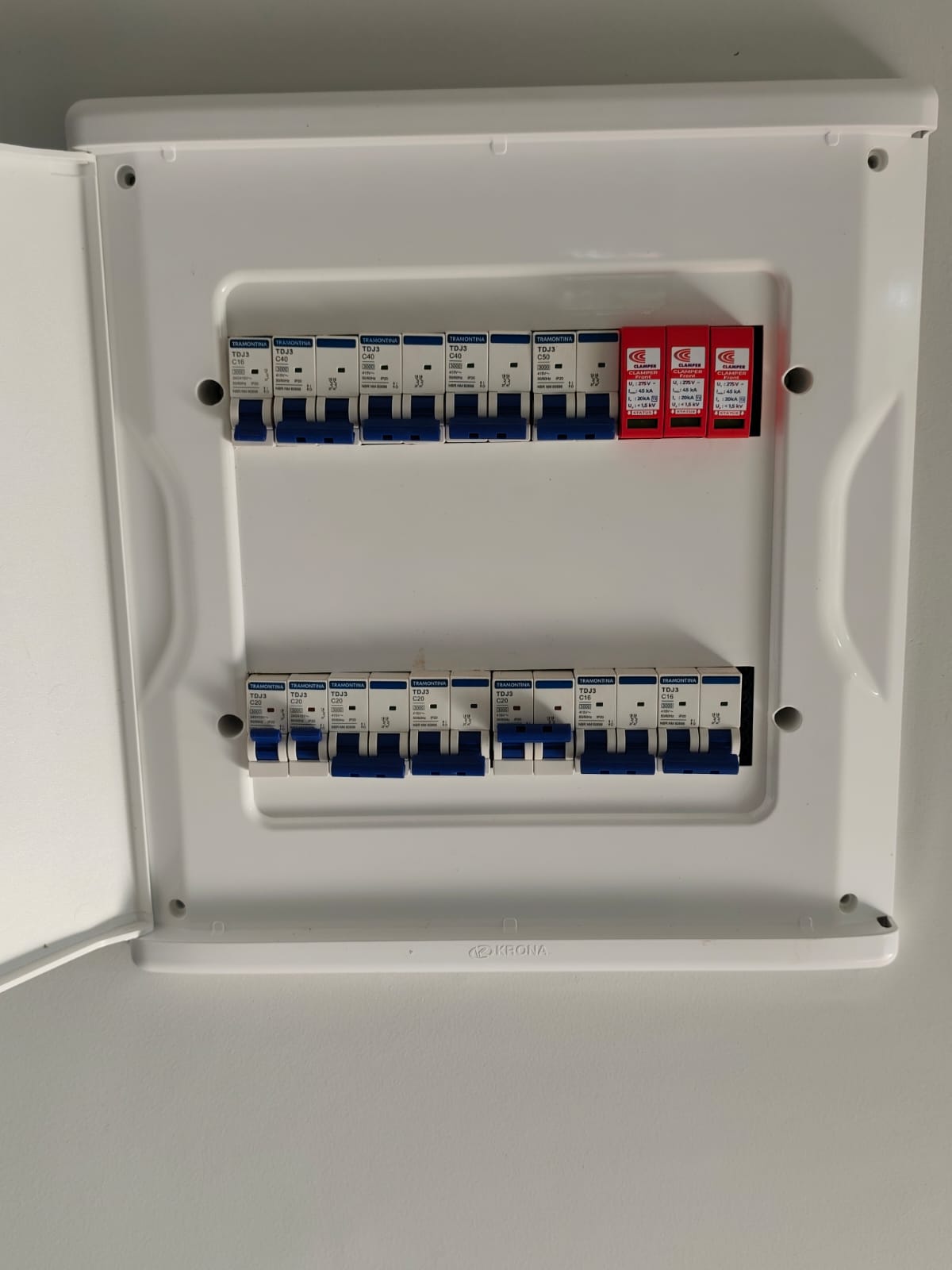 Serviço elétrico residencial